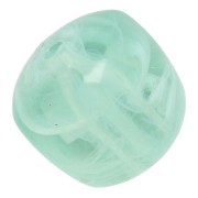 Perle cubiche irregolari 16x17 mm - Acrilico traslucido - Lichene marmorizzato x10|raw }}