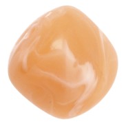 Perle cubiche irregolari 16x17 mm - Acrilico traslucido - Salmone marmorizzato x10|raw }}