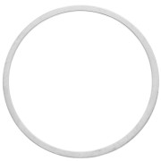 Anello di tessitura e montaggio rotondo da 20 mm - Argento x1