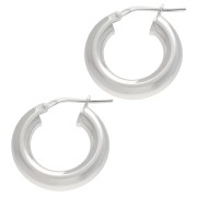 Orecchini a cerchio 18 mm - Filo 4 mm - Argento 925 x2