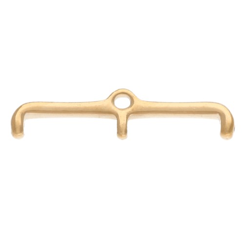 Piatto - Rocaille Miyuki punta per tessere 11/0 Skafi III placcato oro x1