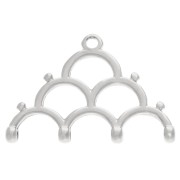 Cimbalo - Punta per tessere Rocaille Miyuki 8/0 Lakos IV Argento Vielli x1