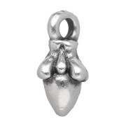 Mini Ciondolo 10x6 mm - Placcatura in argento antico x1|raw }}