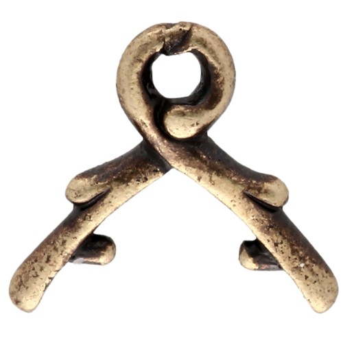 Chiusura del pendente 10 mm - Bronzo x1
