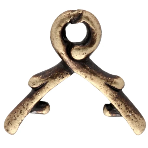 Chiusura del pendente 10 mm - Bronzo x1