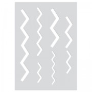 Placca per pasta polimerica 210x148 mm fantasia: Chevrons