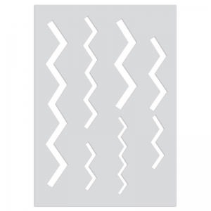 Placca per pasta polimerica 210x148 mm fantasia: Chevrons