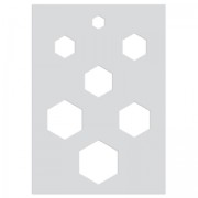 Placca per pasta polimerica 210x148 mm motifs Nido d'ape|raw }}