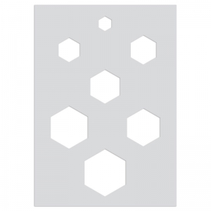 Placca per pasta polimerica 210x148 mm motifs Nido d'ape