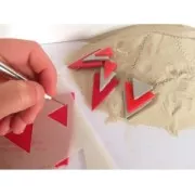 Placca per pasta polimerica 210x148 mm fantasia Mandorle