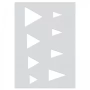 Placca per pasta polimerica 210x148 mm Triangoli