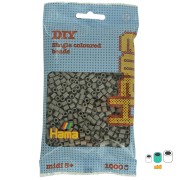Perline da stiro Hama Midi 5 mm grigio topo (n°117) x 1000|raw }}