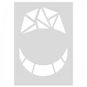 Placca per pasta polimerica 210x148 mm Mosaico