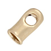 Tappi di chiusura del cavo 1,6 mm - 3 micron placcati oro x4