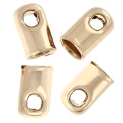 Estremità del cavo 3 mm - 3 micron placcato oro x1