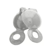 Coperchio del nodo da 4 mm con anelli chiusi - acciaio inox 304L x20|raw }}