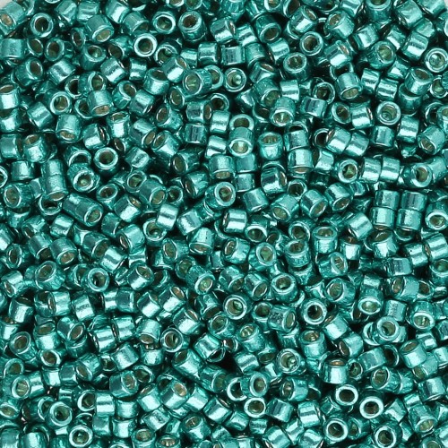 Miyuki Delica Duracoat 11/0 DB2506 - Verde acqua scuro galvanizzato confezione da 100g