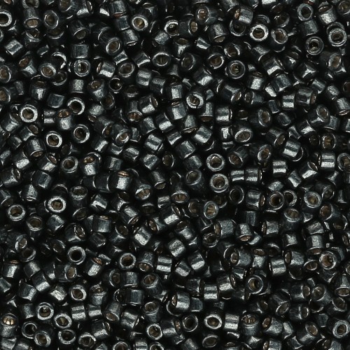 Miyuki Delica Duracoat 11/0 DB2507 - Muschio nero zincato confezione da 100g