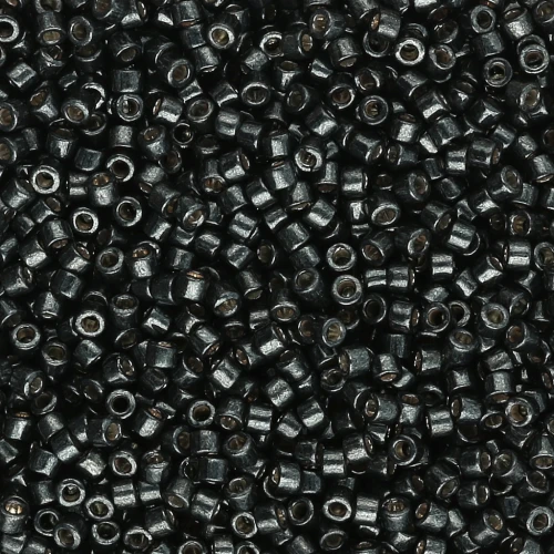 Miyuki Delica Duracoat 11/0 DB2507 - Nero muschio zincato x 100 g