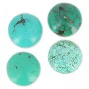 Cabochon tondo mm. 12 Turchese naturale x1