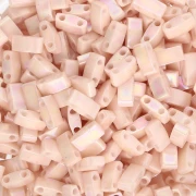 Perline Miyuki Half Tila 5x2,3x1,9 mm HTL-596 - Tea Rose Luster opaco confezione da 100g