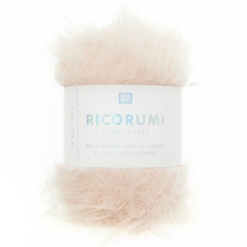 Ricorumi Filato di pelliccia sintetica Furry Rico Design Amigurumi - Nude 013 x25g