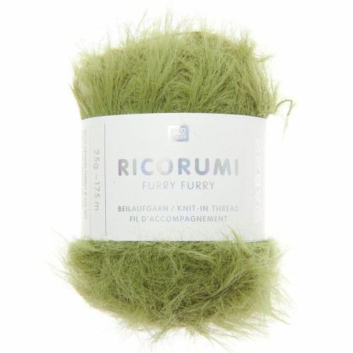 Ricorumi Filato di pelliccia sintetica Furry Rico Design Amigurumi - Olive 018 x25g