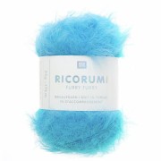 Filato di pelliccia sintetica Ricorumi Furry Rico Design Amigurumi - blu cielo 019 x25g