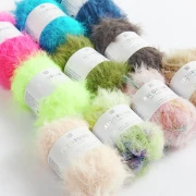 Ricorumi Filato di pelliccia sintetica Furry Rico Design Amigurumi - Print Fresh x25g