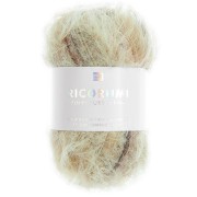 Ricorumi Filato di pelliccia sintetica Furry Rico Design Amigurumi - Stampa Beige x25g