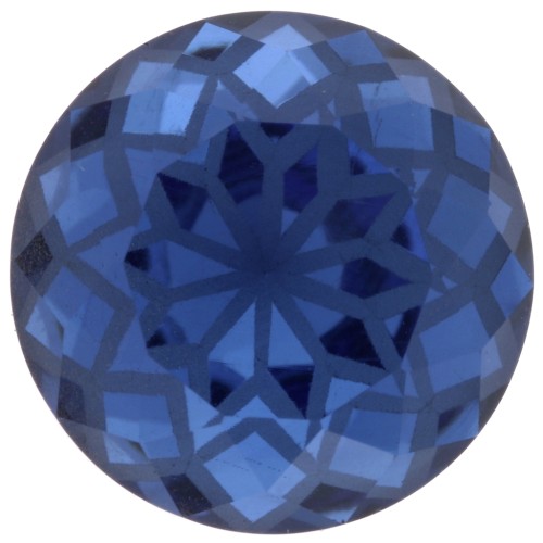 Cabochon rotondo Aurora A1088L Lotus 14 mm - Zaffiro x1