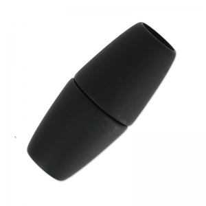 Chiusura magnetica 34 mm per cordone 8 mm Nero opaco x1