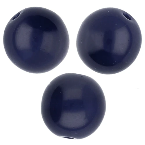 Perline Di Vetro Pressato RUBYCA, Cristalli Cechi Rotondi 8 Mm, Colore Blu, Per Creazione Gioielli Fai Da Te, Confezione Regalo