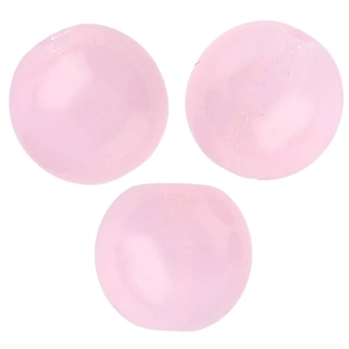 Perline di vetro ceco rotonde 8 mm - Rose Opal x20