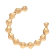 Bracciale per orecchio - Bague d'oreille mini boule 10 mm - Acciaio inossidabile 304 Dorato x1