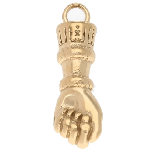 Pendente chiuso 29x8 mm - Acciaio inossidabile 304 Dorato x1