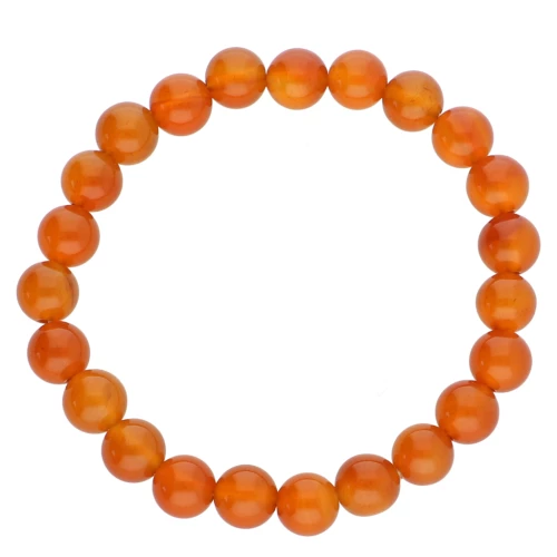Bracciale con perle rotonde da 4 mm, sottile e discreto, pietra naturale, creazione artigianale francese, più di 40 scelte