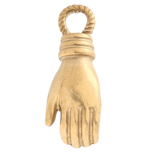 Ciondolo a mano 15x6 mm - Acciaio inossidabile 304 Dorato x1