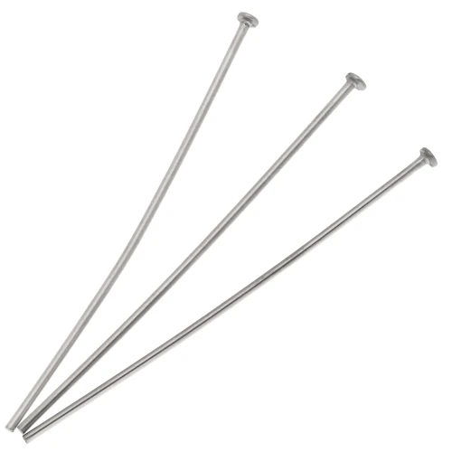 Chiodi a testa piatta 50x1 mm - acciaio inox 304 x10