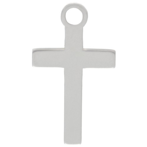 Charms a croce 13x7,5 mm - Argento 925 x5