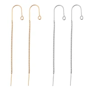 Regalo - Orecchini a maglia veneziana Acciaio inossidabile - Finitura casuale x2