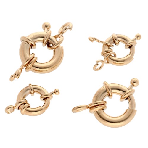 Regalo - Chiusura a boa 1 o 2 misure a caso - Placcato oro 3 micron x1