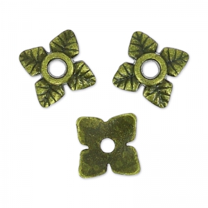 Coppette fiori 5 mm bronzo x10