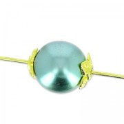 Coppette  fiori 5 mm bronzo x10