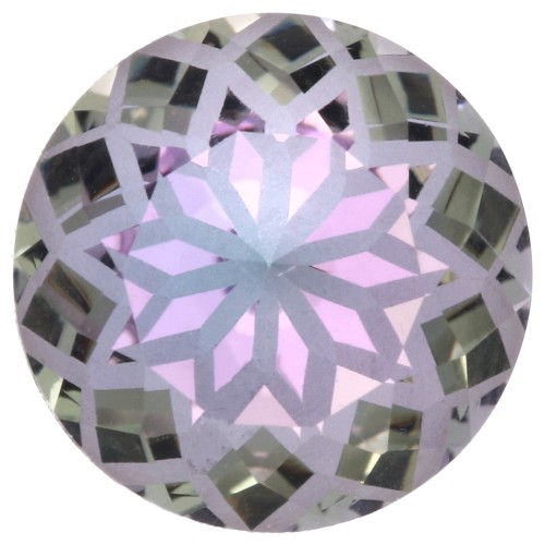 Cabochon rotondo Aurora A1088L Lotus 10 mm - Crystal Vitrail Light x1
