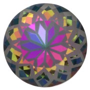 Cabochon rotondo Aurora A1088L Lotus 10 mm - Crystal Volcano x1