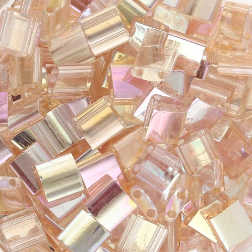 Perline Miyuki Tila 5x5x1,9 mm TL-55018 - Cristallo giallo arcobaleno x10g