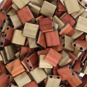 Perline Miyuki Tila 5x5x1,9 mm TL-55046 - Nero California Gold Rush Mat x10g