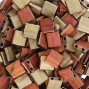 Perline Miyuki Tila 5x5x1,9 mm TL-55046 - Nero California Gold Rush Mat x10g