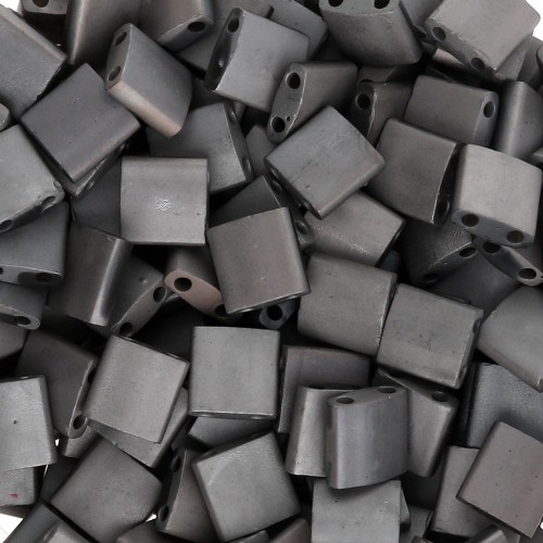 Perline Miyuki Tila 5x5x1,9 mm TL-55105 - Crystal Chrome Full Mat x10g